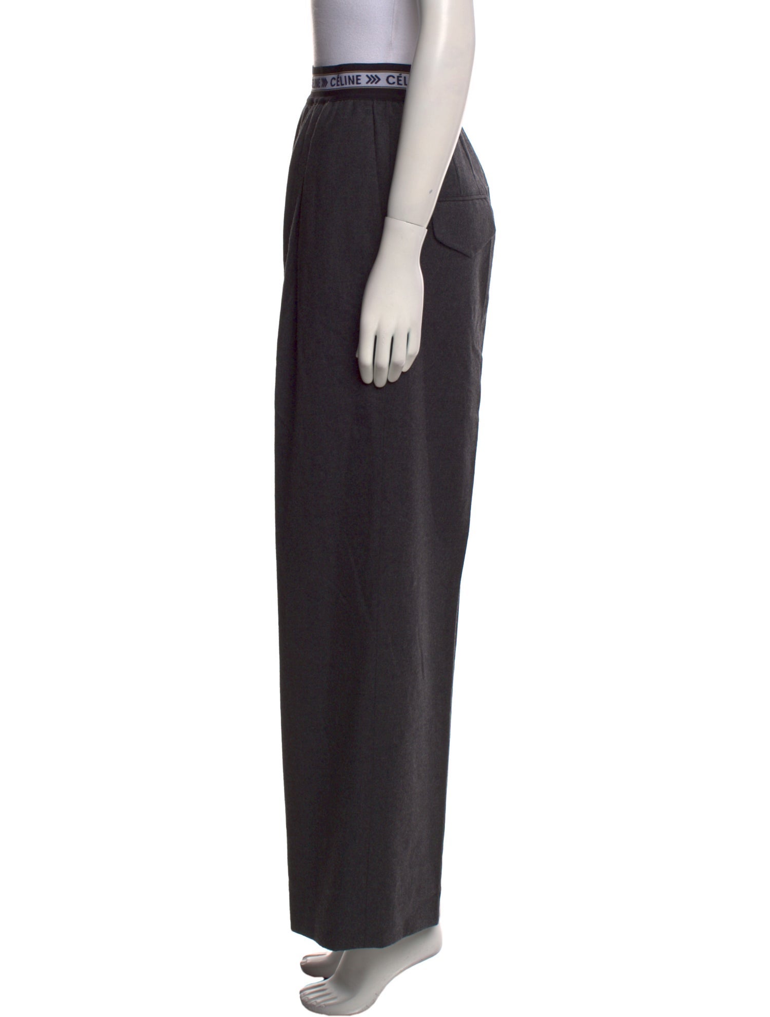 Celine Wool Wide Leg Pants