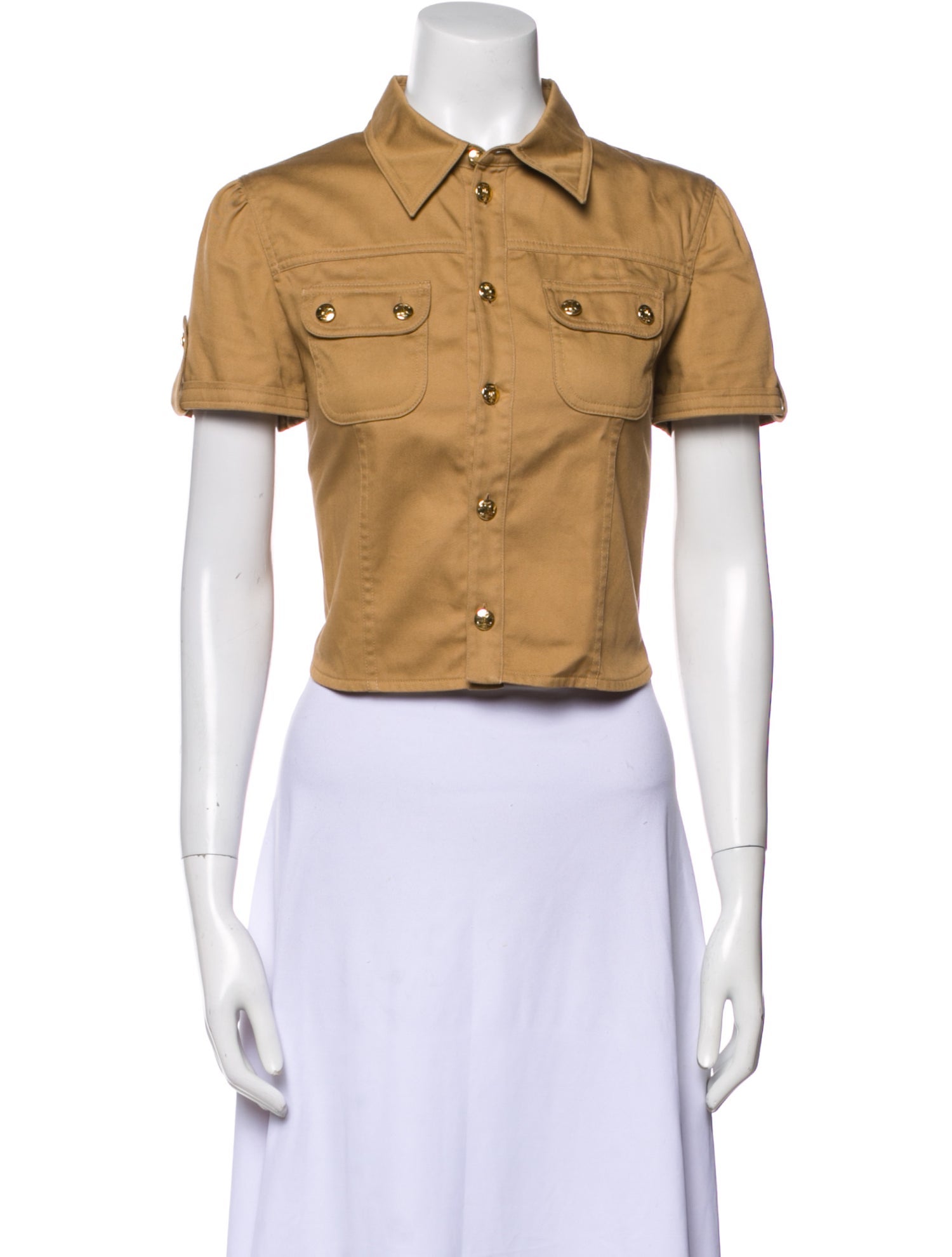 Celine Short Sleeve Crop Top