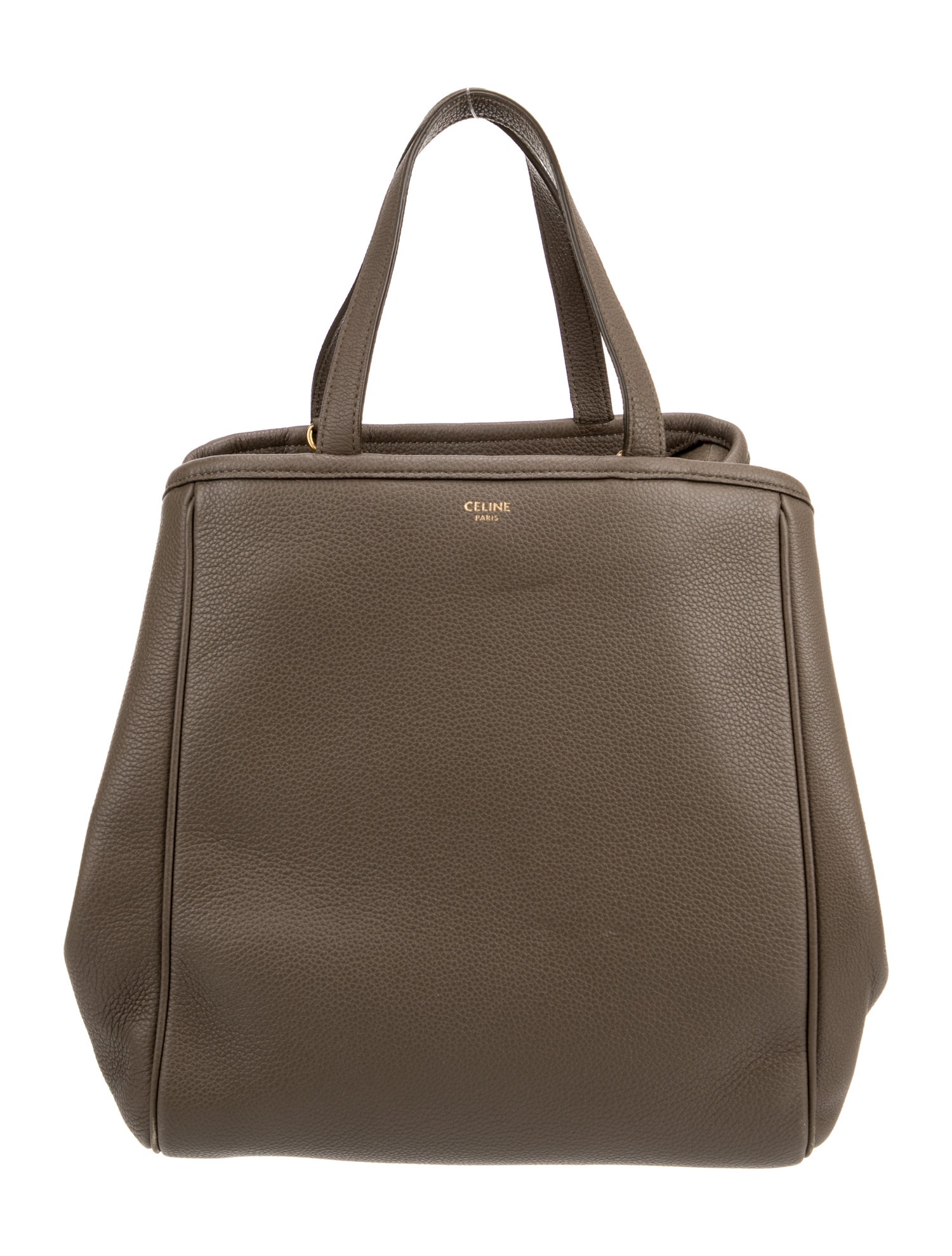 Celine Leather Folded Cabas Small