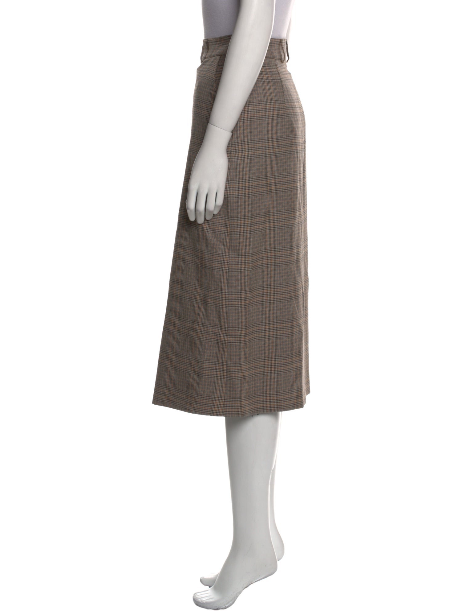 Celine Wool Midi Length Skirt