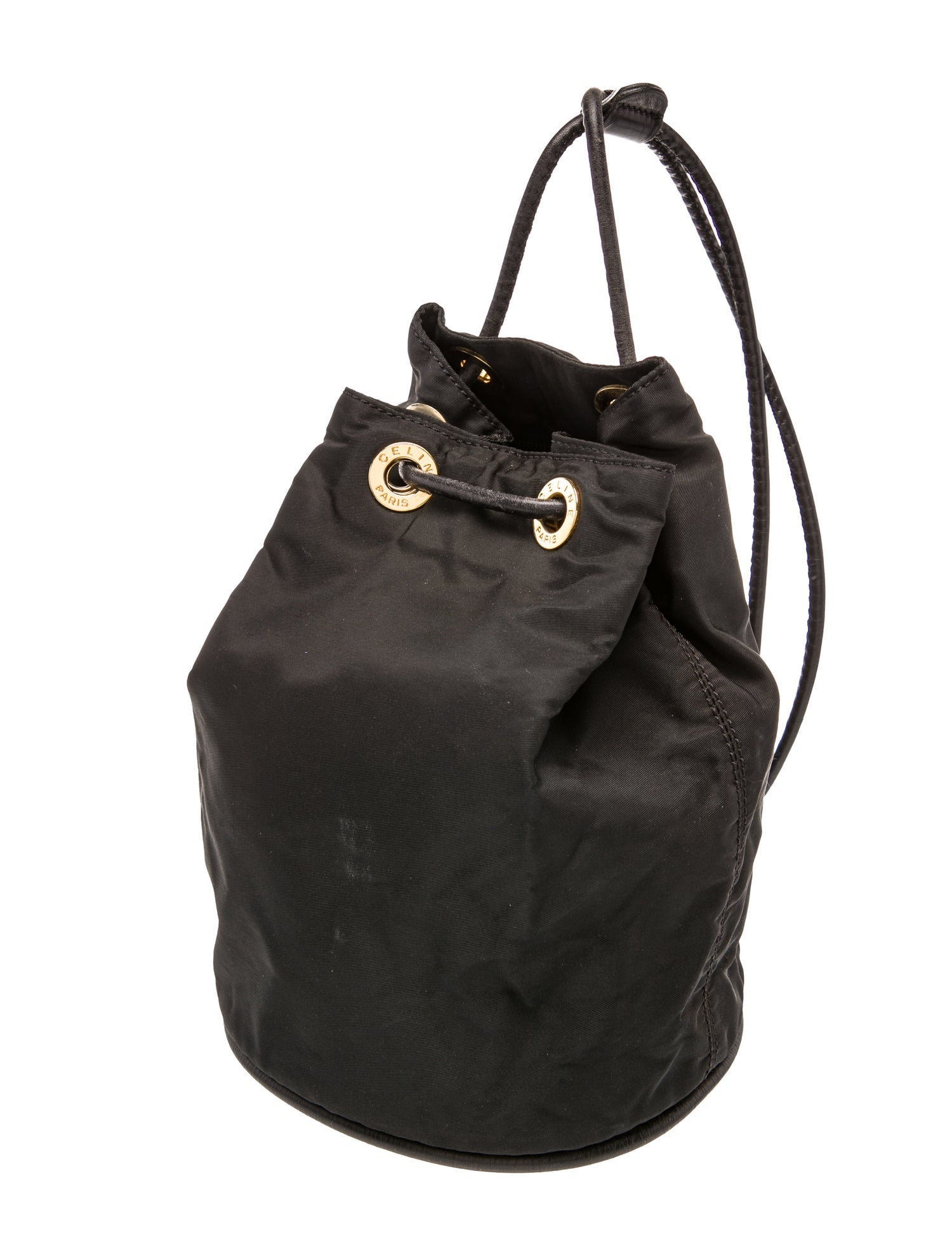 Celine Nylon Bucket Bag Vintage