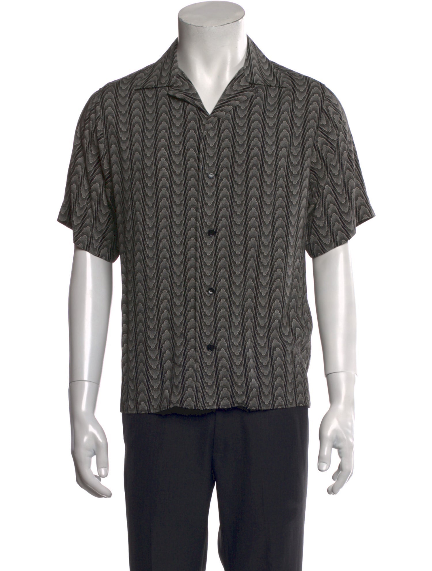 Celine Printed Short Sleeve Shirt