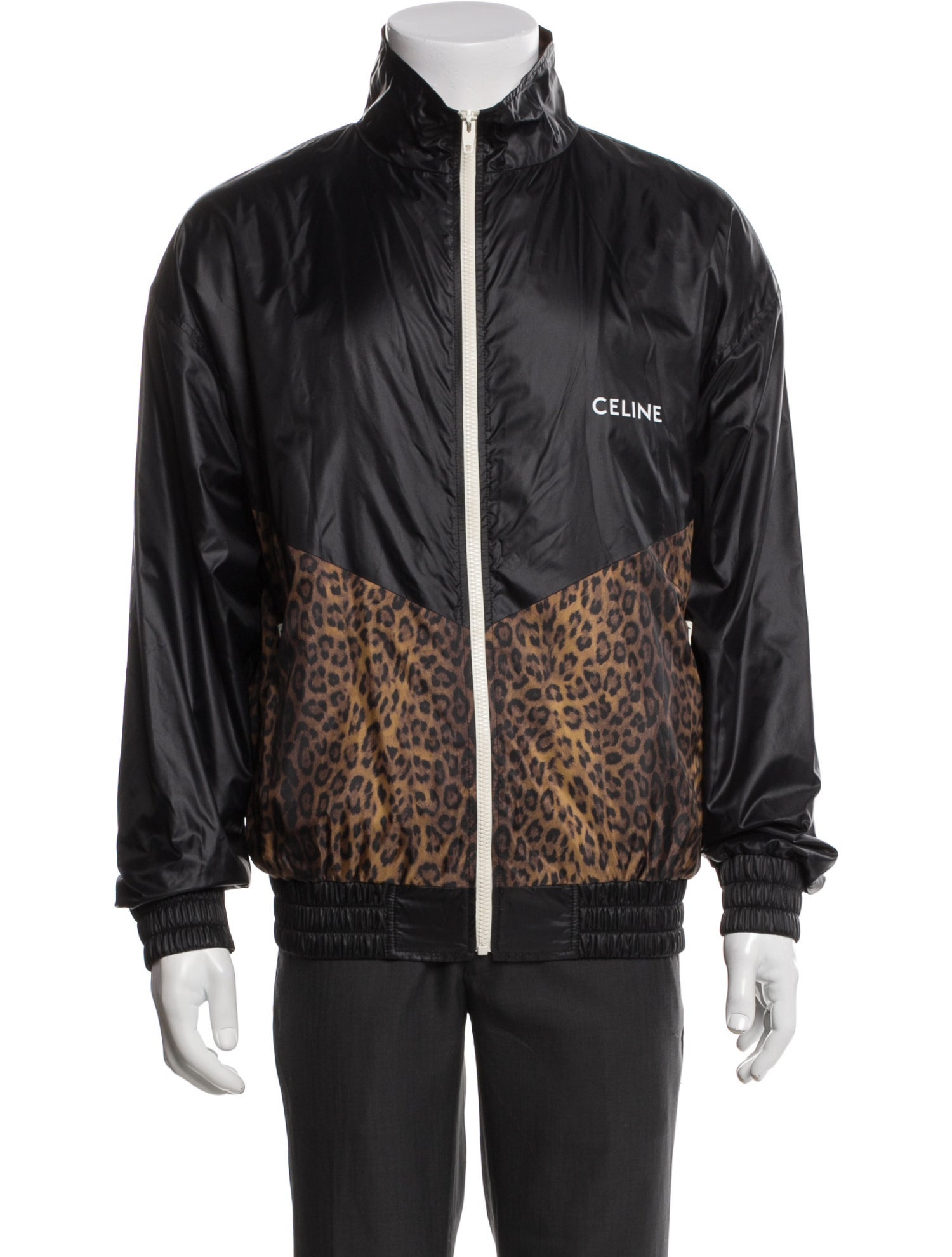 Celine Animal Print Windbreaker