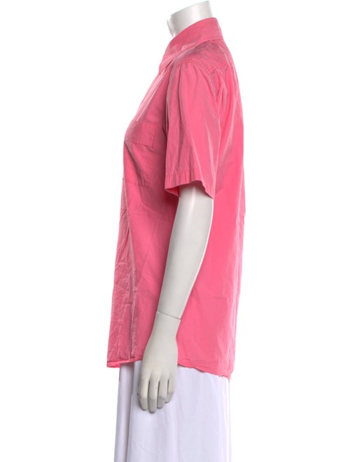 Celine Short Sleeve Button-Up Top