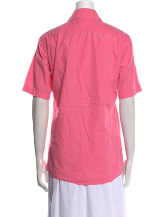 Celine Short Sleeve Button-Up Top