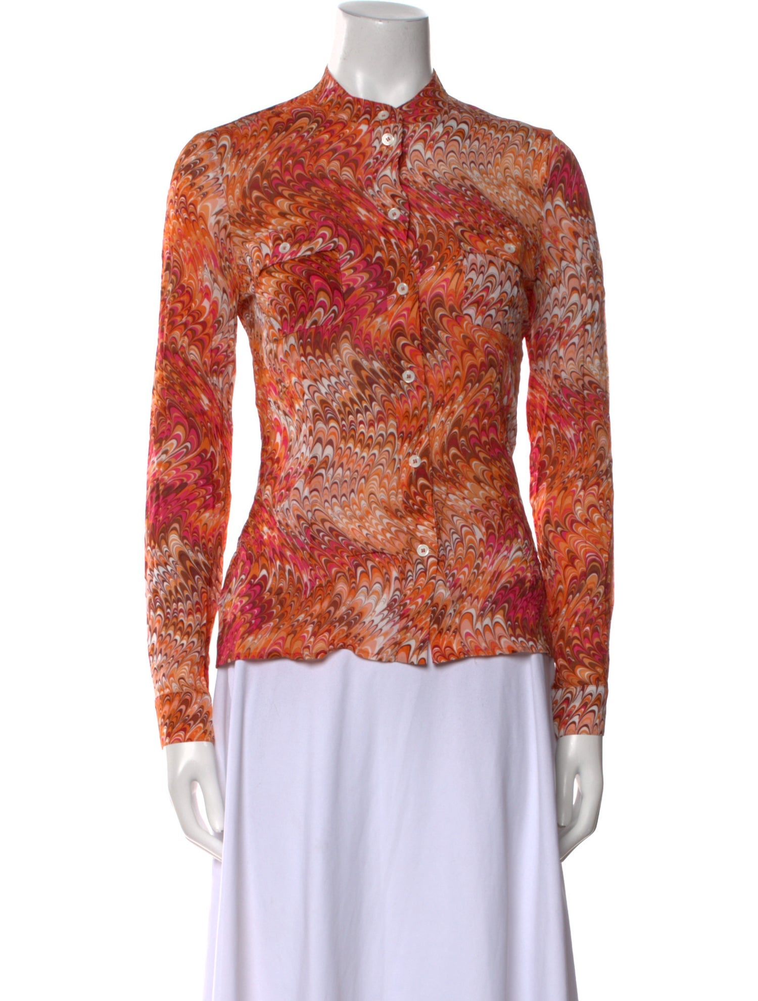 Celine Vintage 2003 Button-Up Top