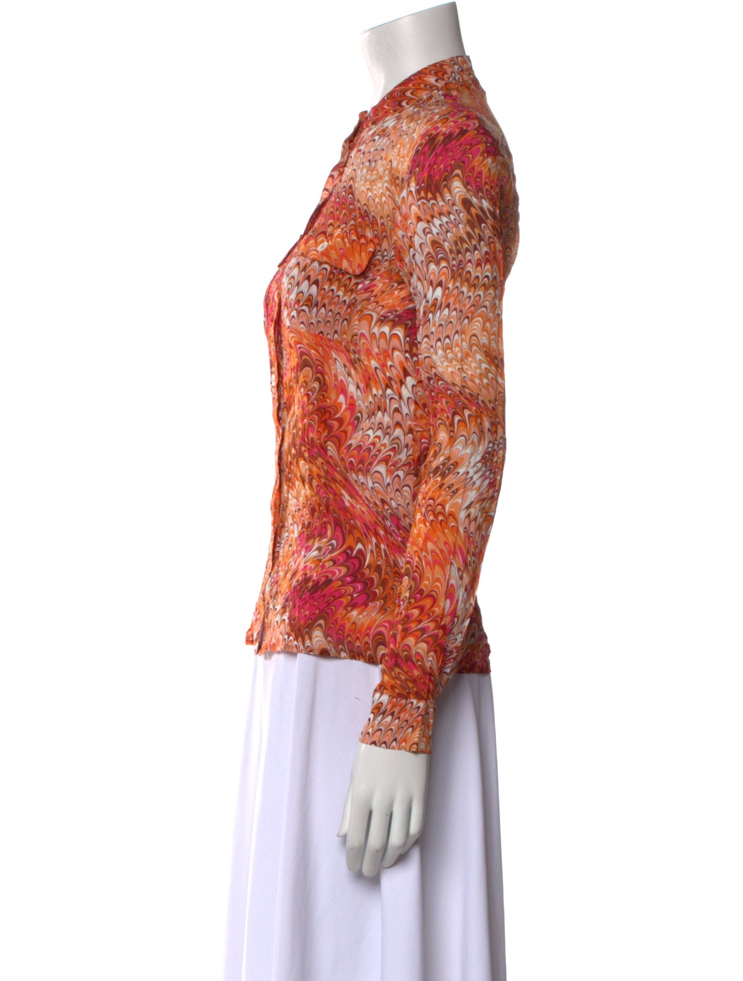 Celine Vintage 2003 Button-Up Top