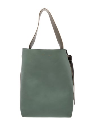 Celine Leather Twisted Cabas Small