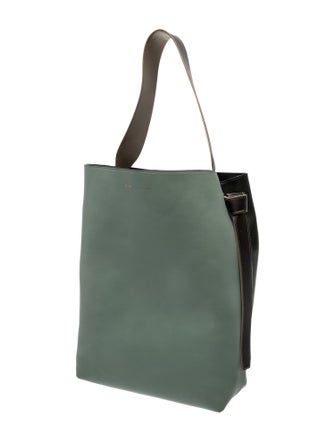 Celine Leather Twisted Cabas Small