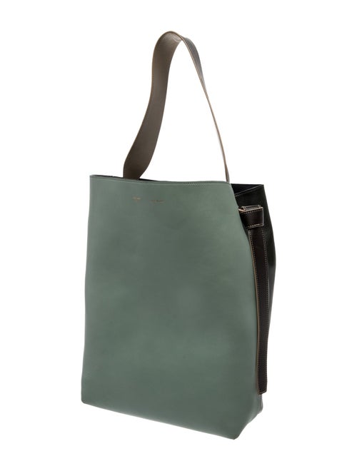 Celine Leather Twisted Cabas Small