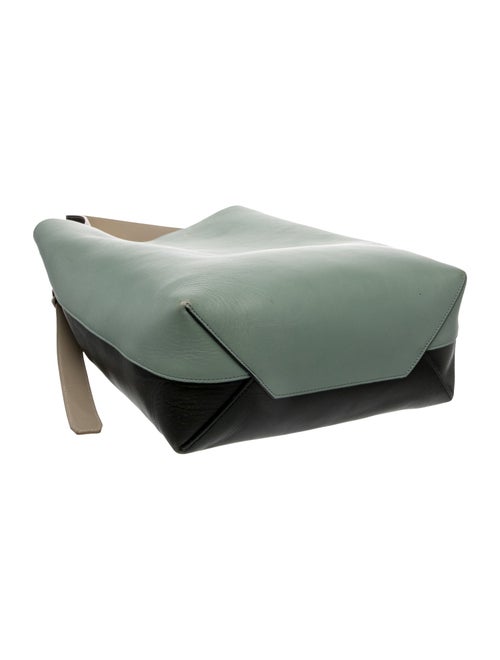 Celine Leather Twisted Cabas Small