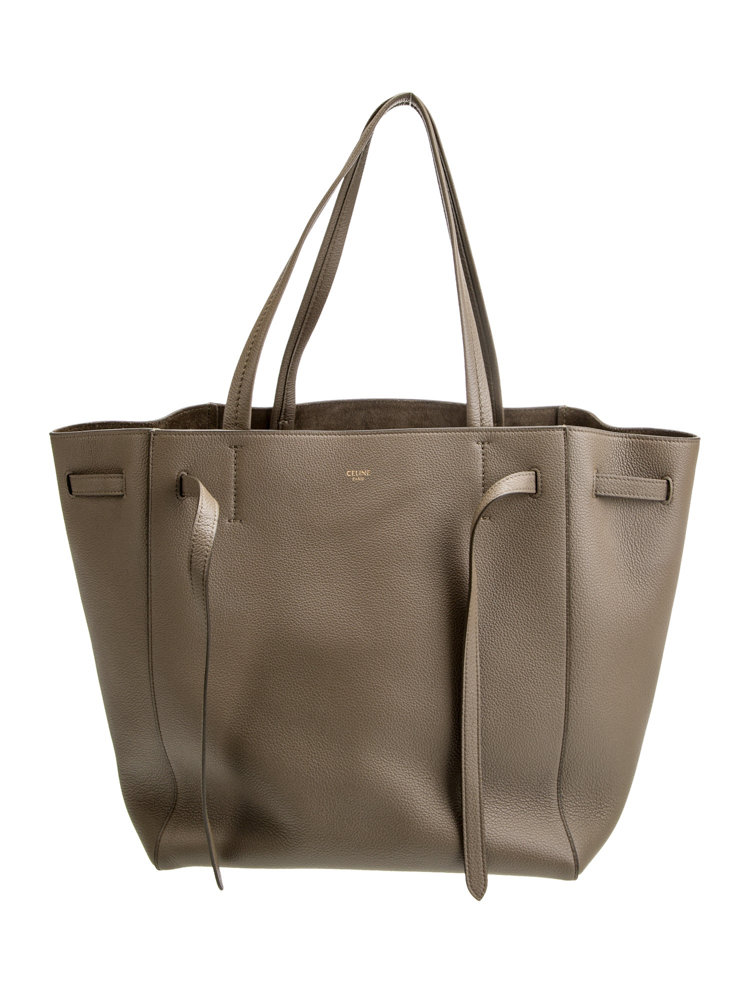 Celine Leather Cabas Phantom w/Belt Small 2023