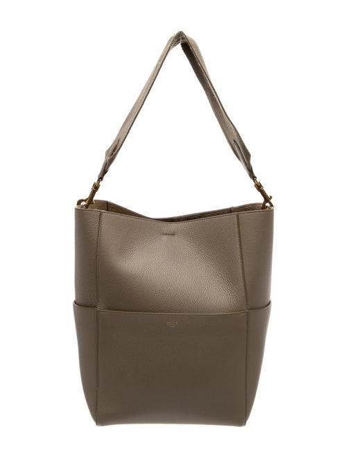 Celine Leather Seau Sangle