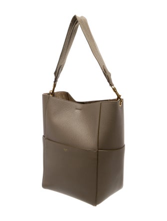 Celine Leather Seau Sangle