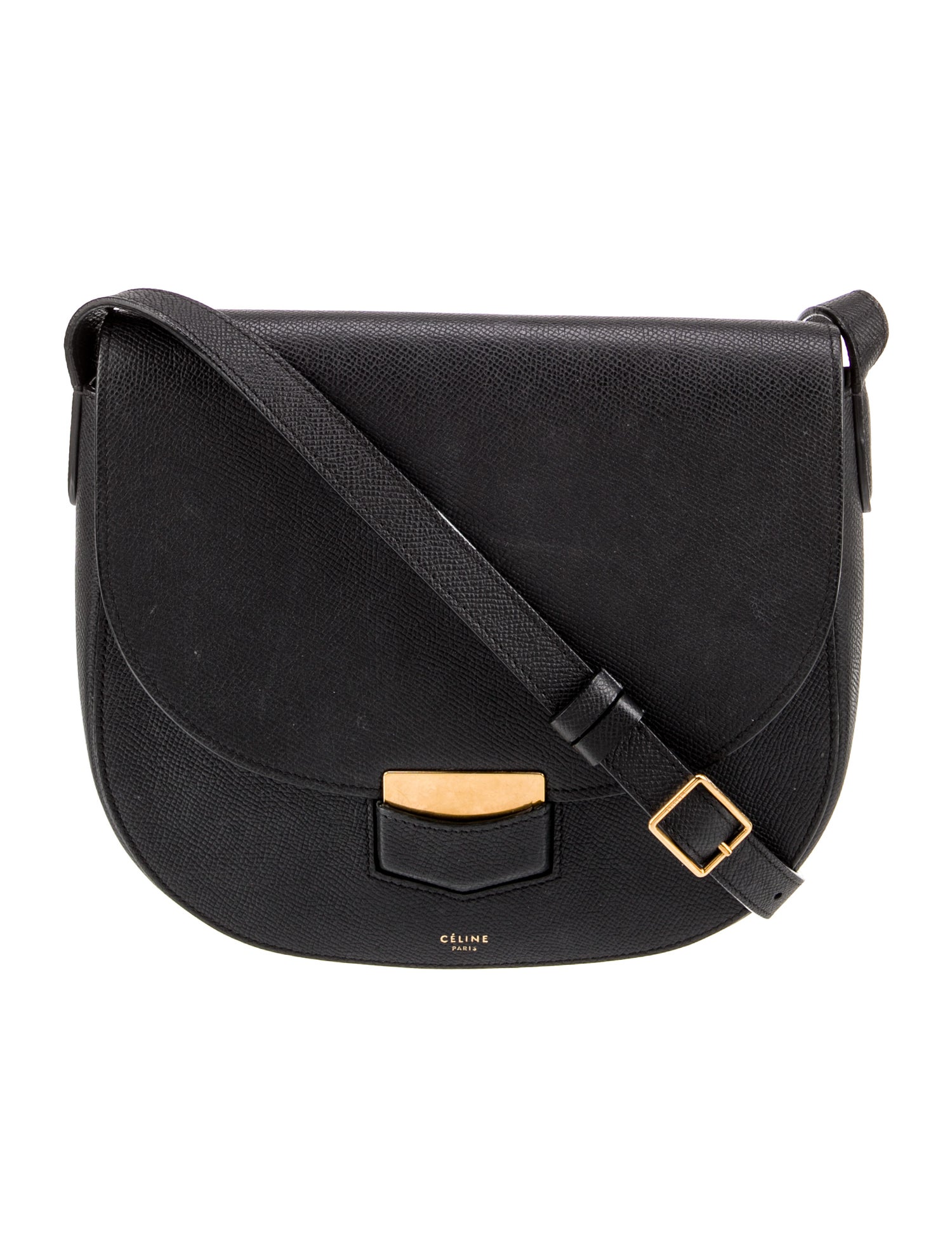 Celine Leather Trotteur Medium