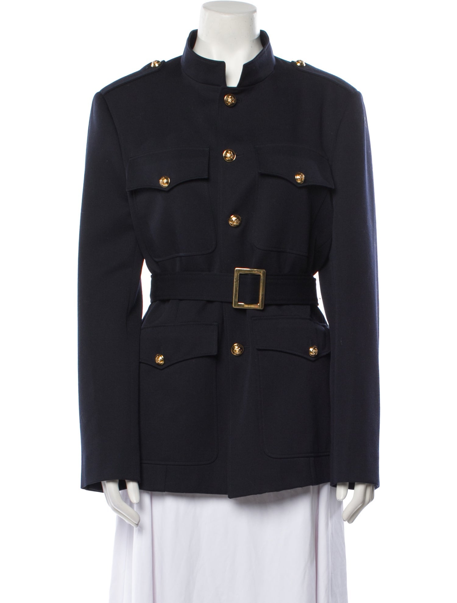 Celine Officer Safari Wool Utility Jacket