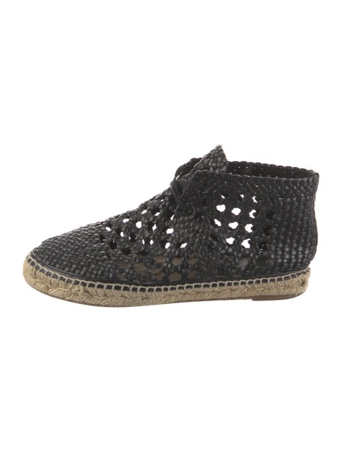 Celine Leather Lace-Up Boots