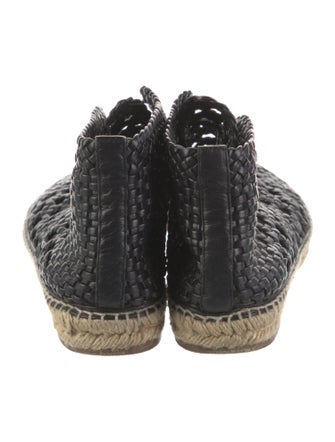 Celine Leather Lace-Up Boots