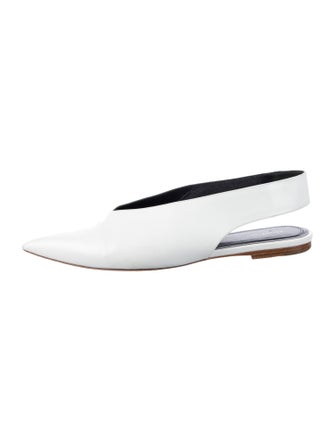 Celine Leather Slingback Flats