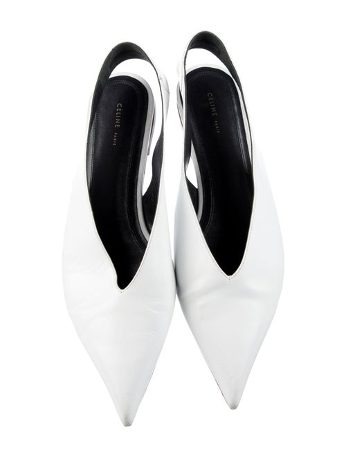 Celine Leather Slingback Flats