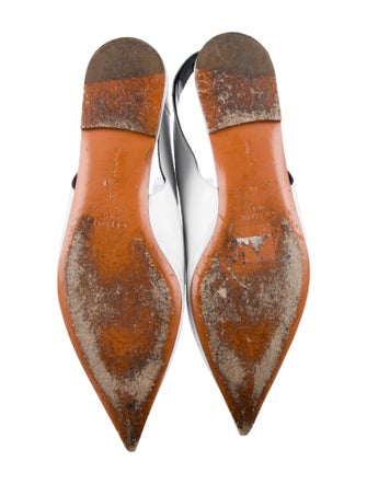 Celine Leather Slingback Flats