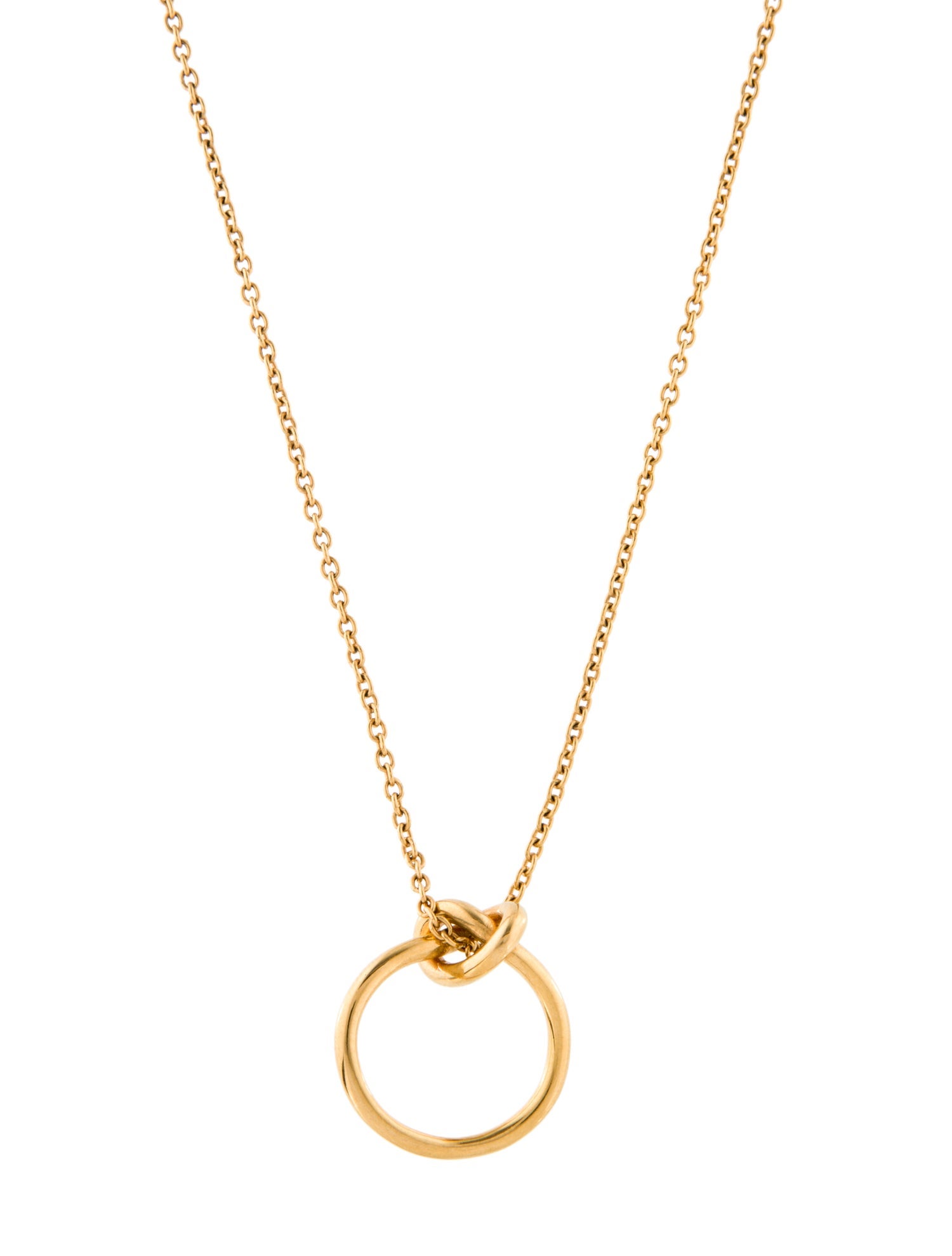 Celine Knot Pendant Necklace