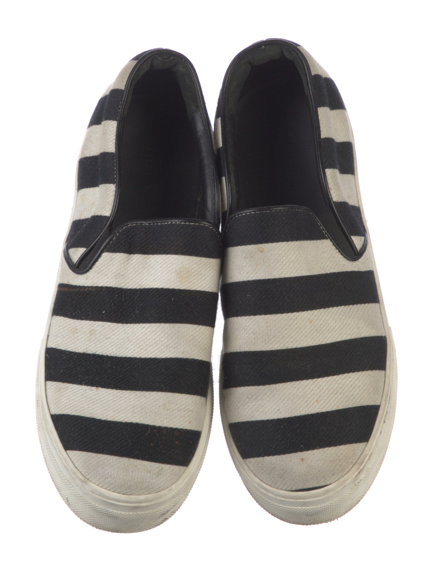 Celine Canvas Colorblock Pattern Sneakers