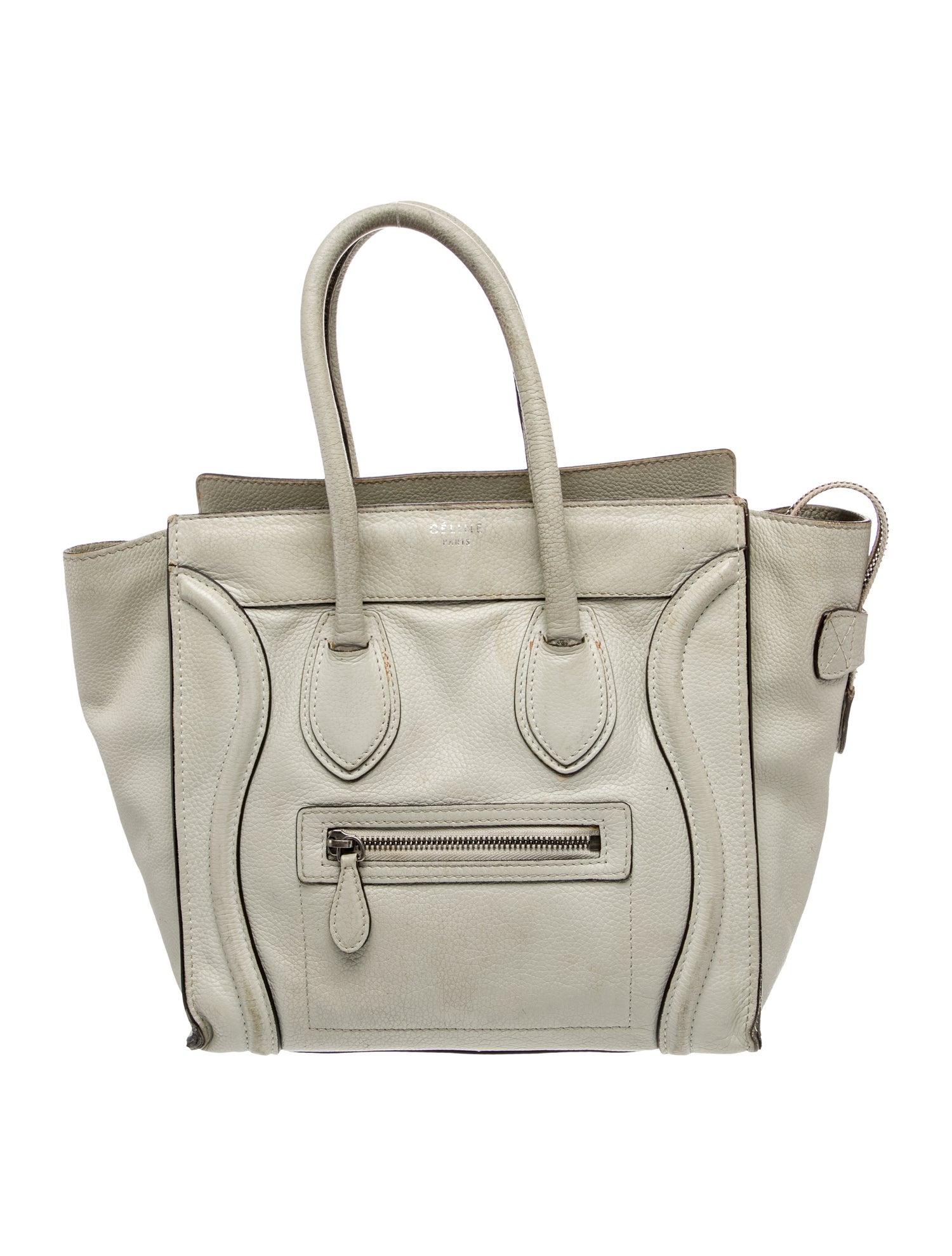 Celine Leather Luggage Micro