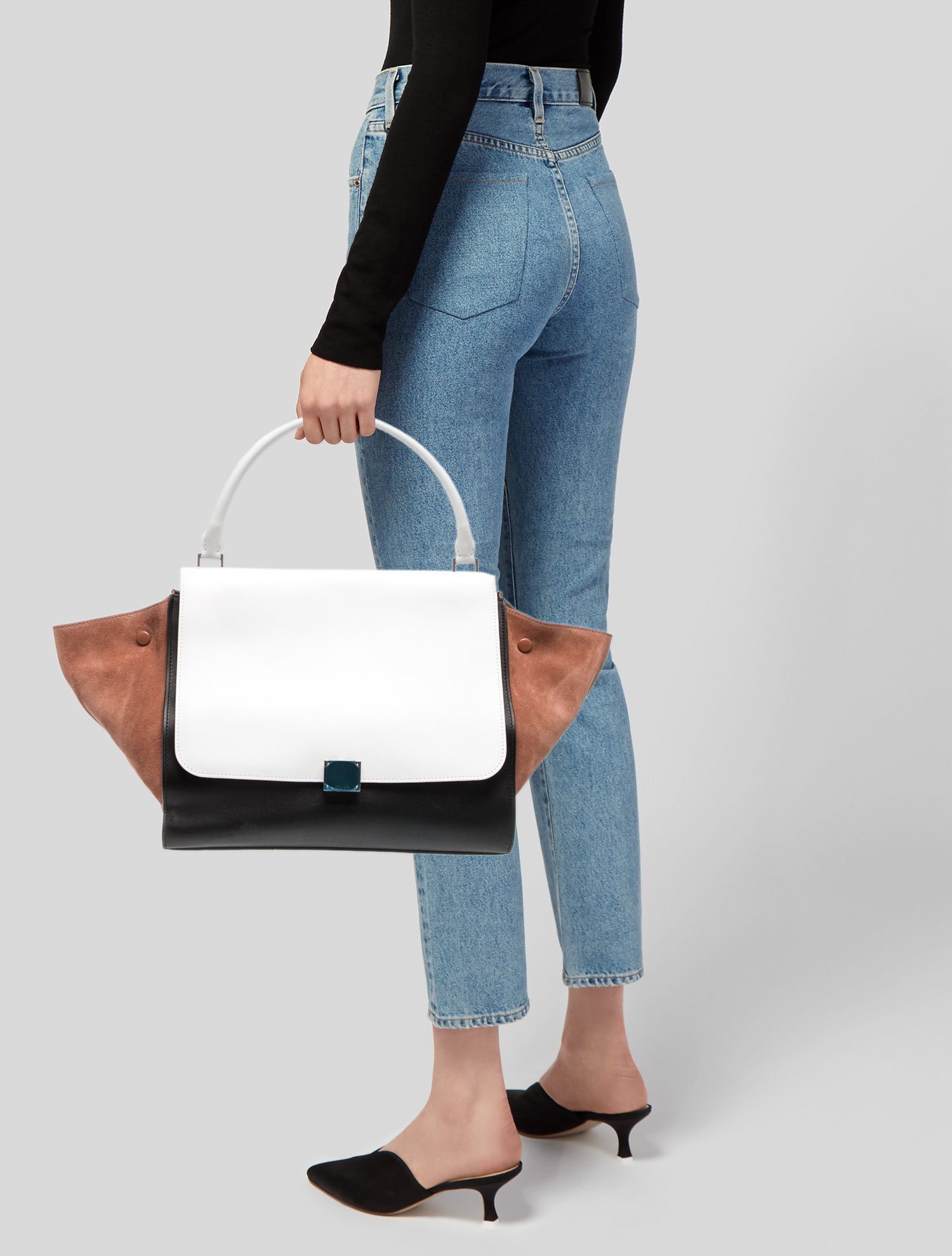 Celine Leather Trapeze Large