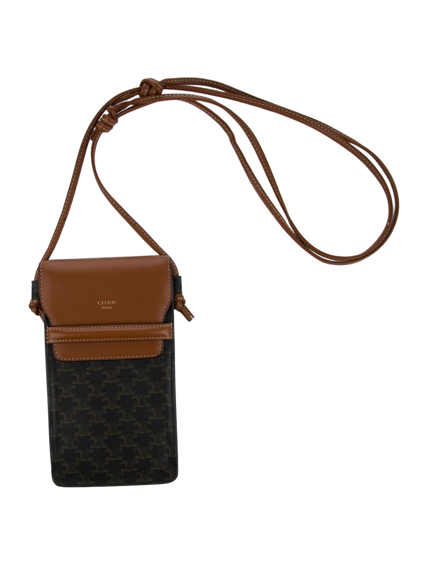 Celine leather phone case