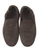 Celine Suede Ruffle Embellishment Loafers