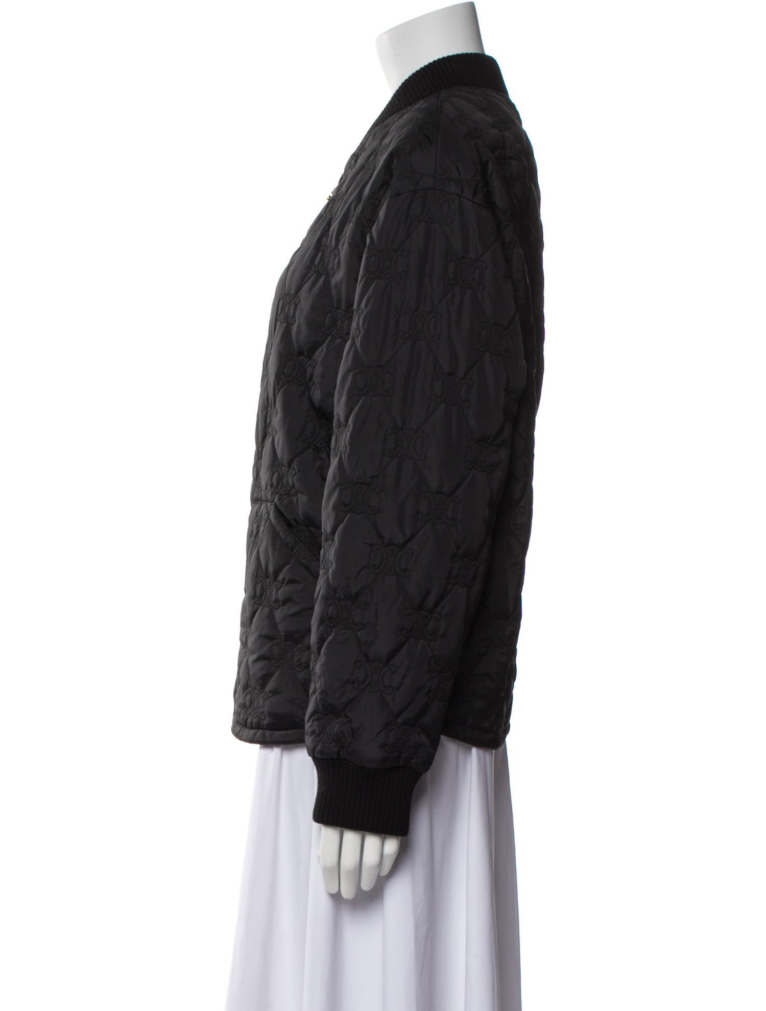 Celine Nylon Bomber Jacket