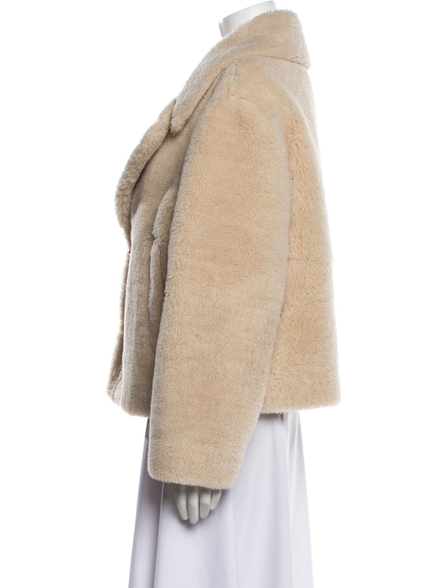 Celine Fleece Faux Fur Jacket