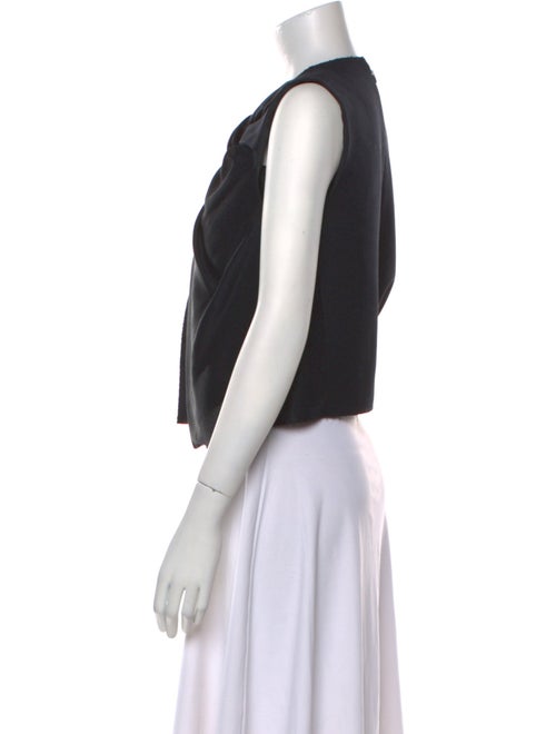 Celine 2013 Twist Knot Splice Crop Top