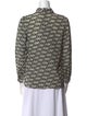 Celine Lavaliere Triomphe Long Sleeve Silk Blouse