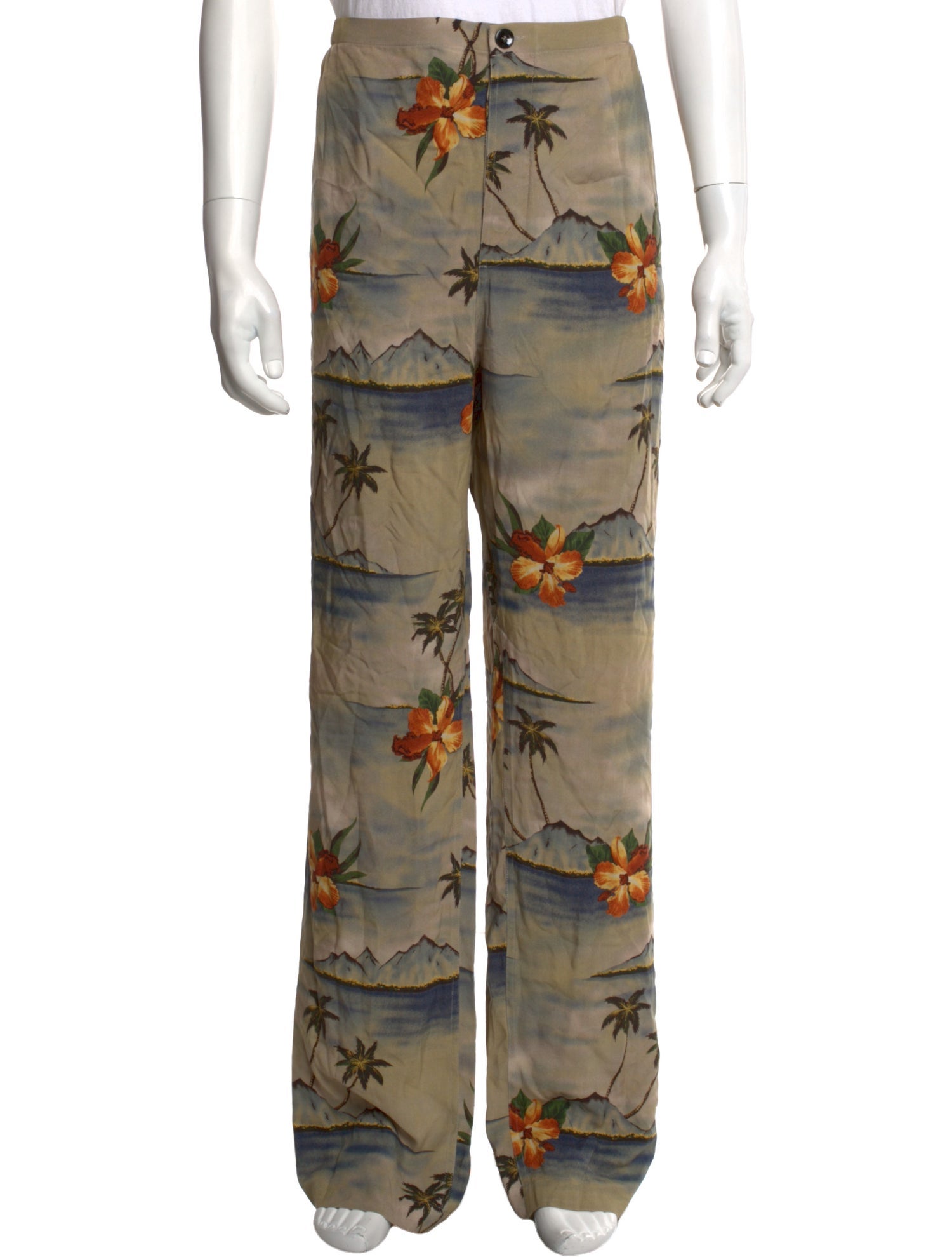 Celine Printed Cargo Pants