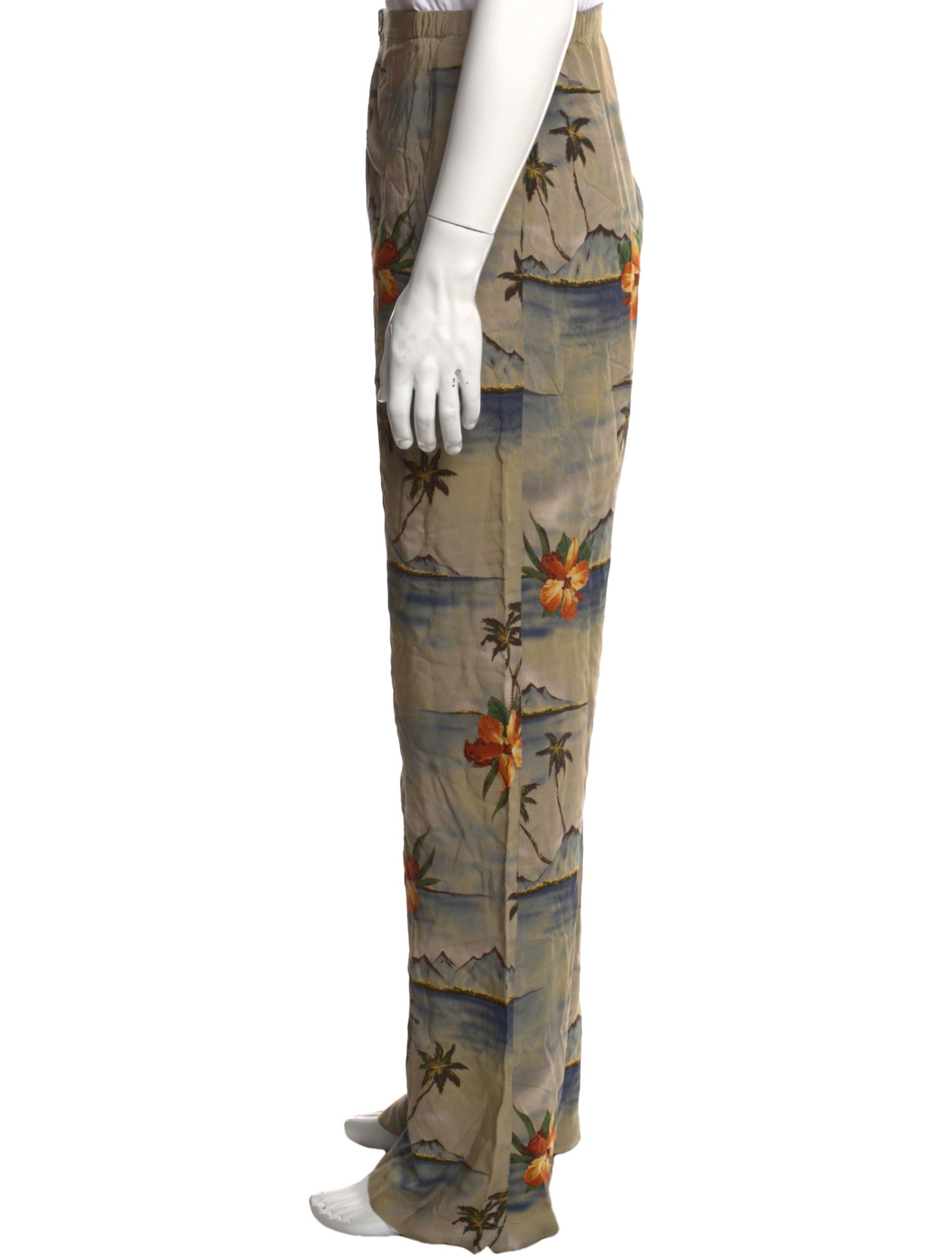 Celine Printed Cargo Pants