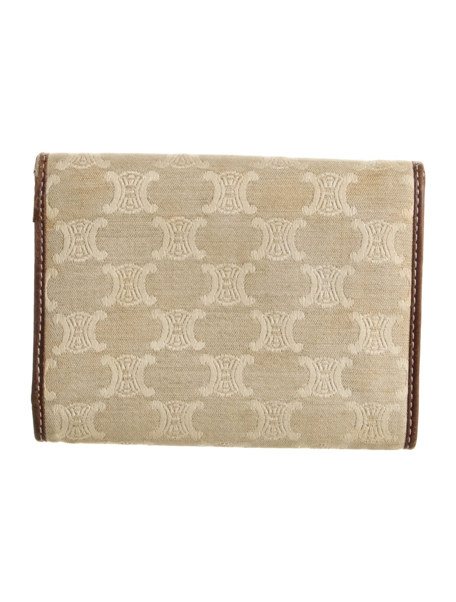 Celine Canvas Printed Compact Wallet