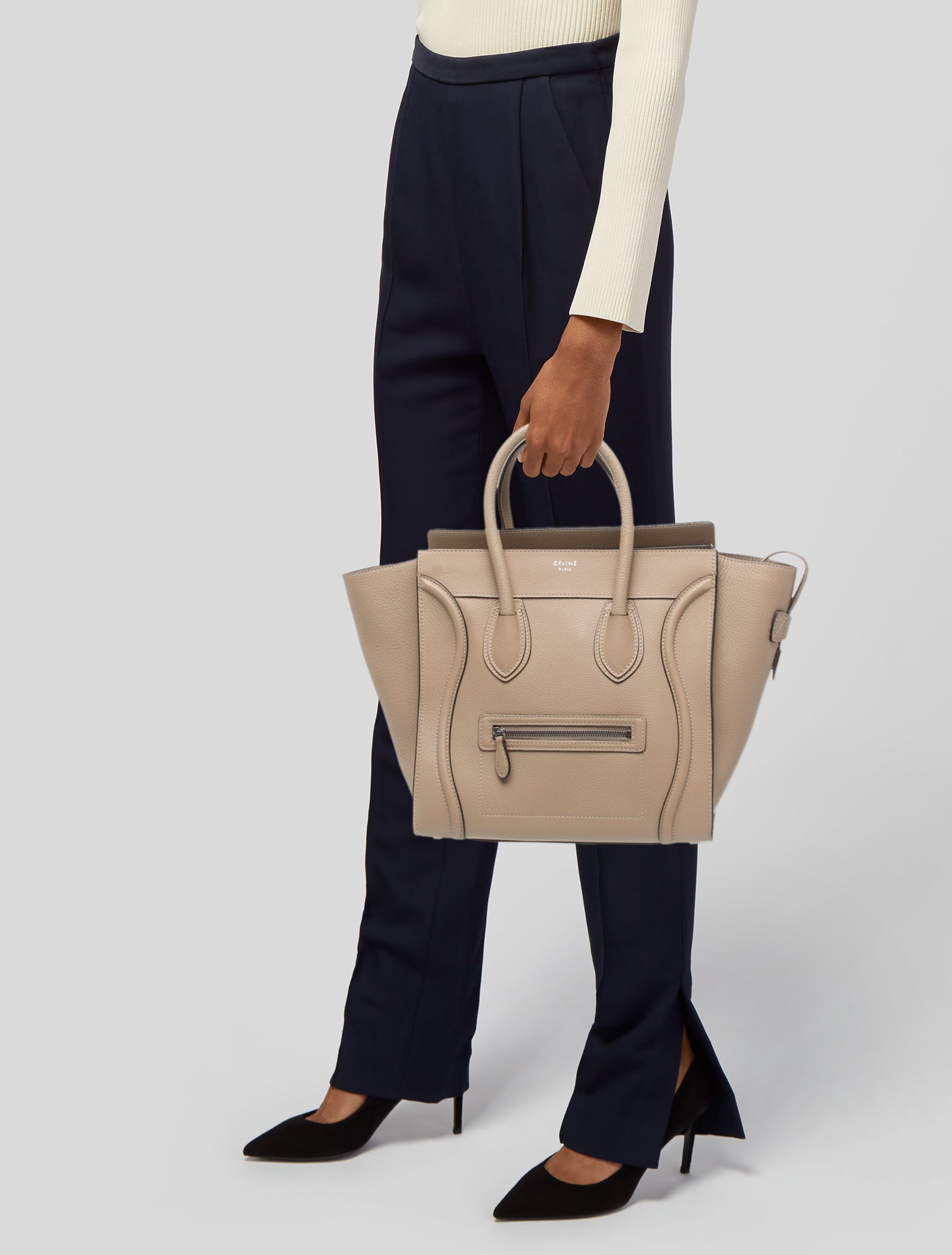 Celine Leather Luggage Mini