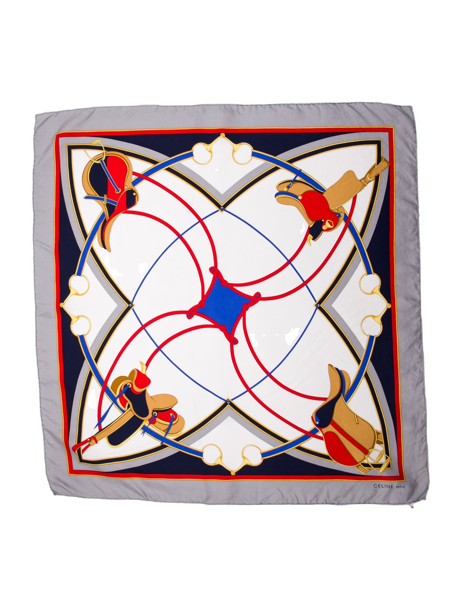 Celine Silk Printed Scarf