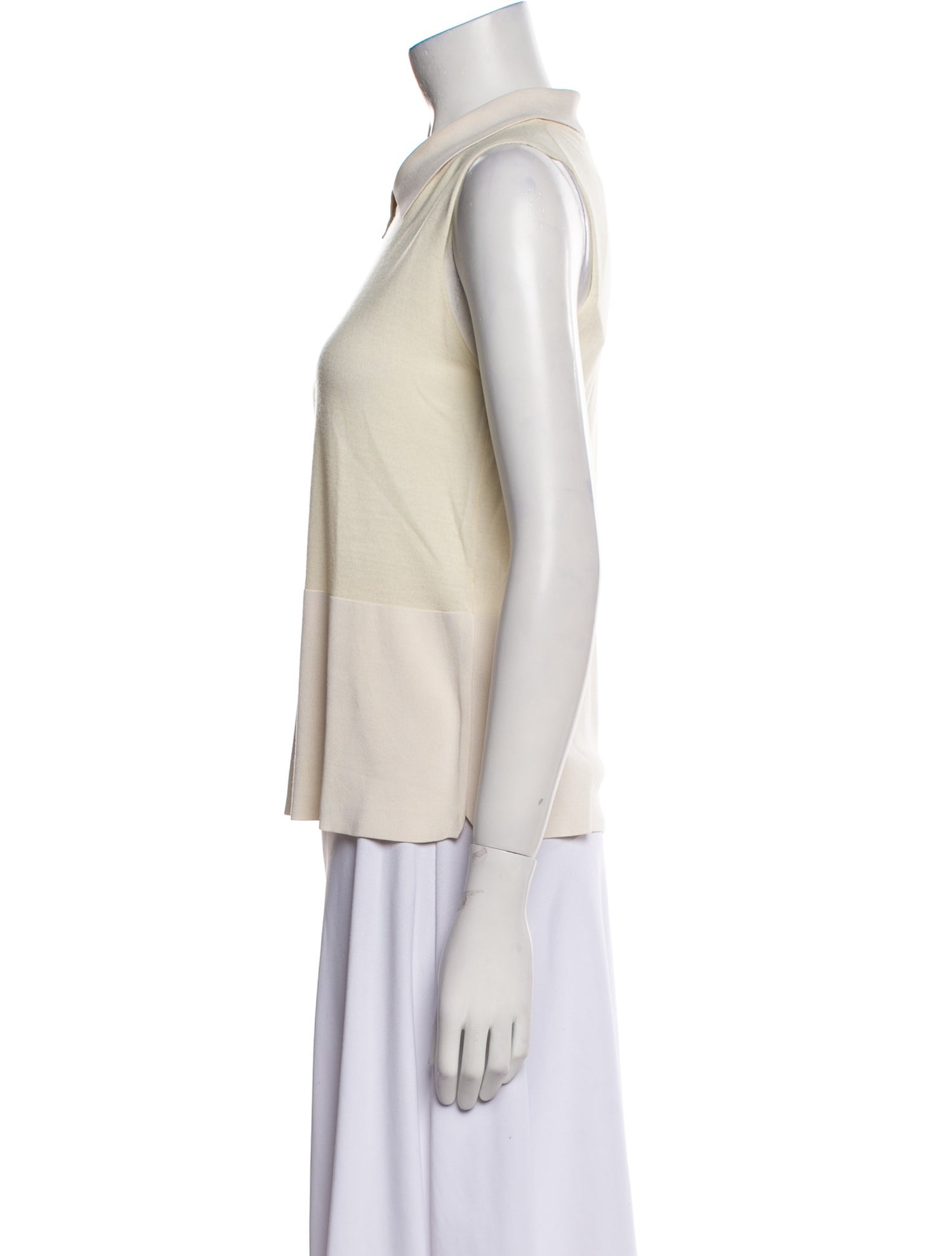 Celine Sleeveless Wool Sweater