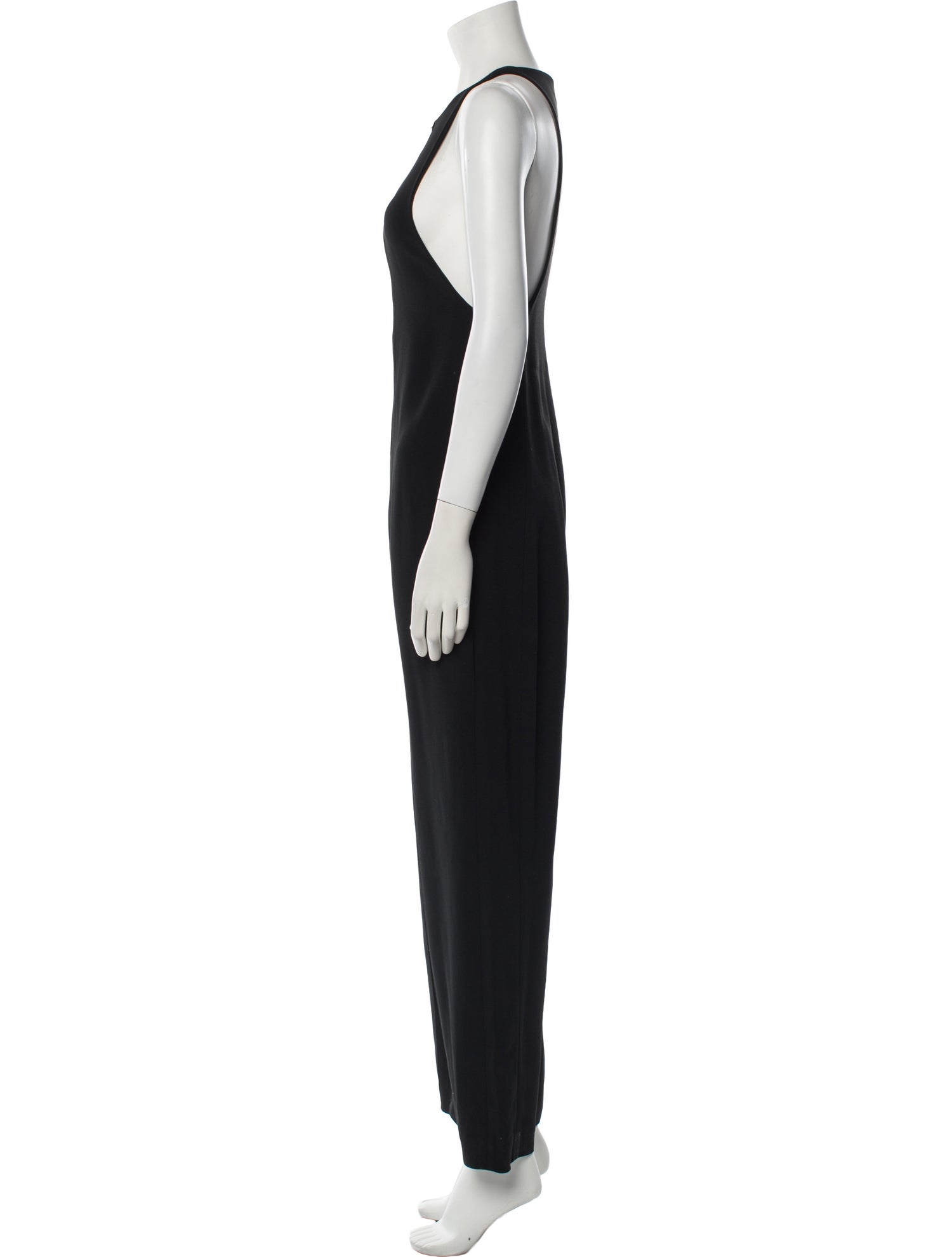 Celine Zipper Sleeveless Scoop Neck Jumpsuit