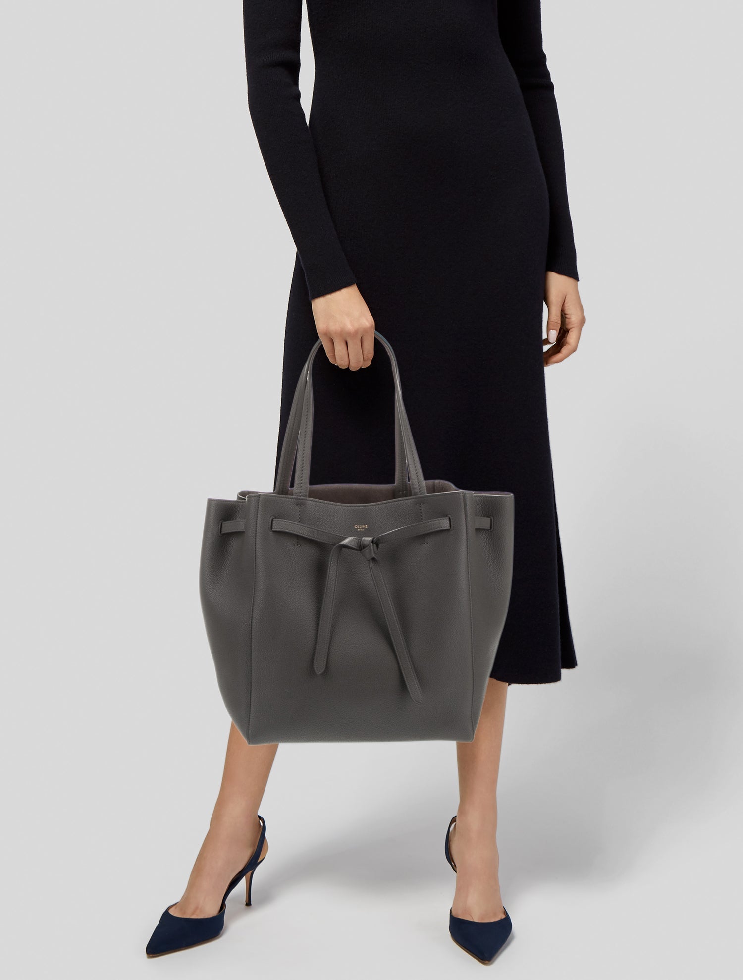 Celine Leather Cabas Phantom Small 2022