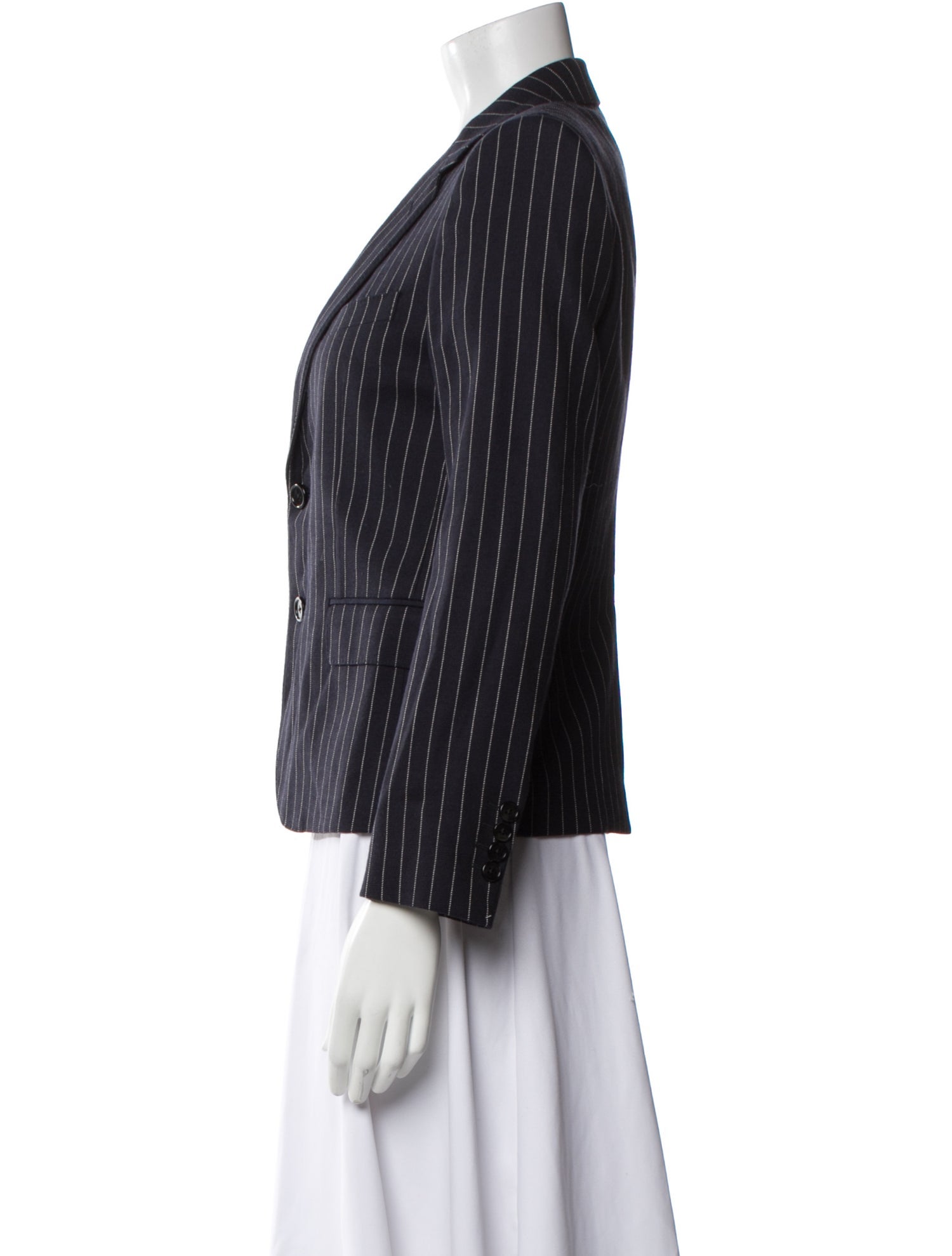 Celine Wool Striped Blazer