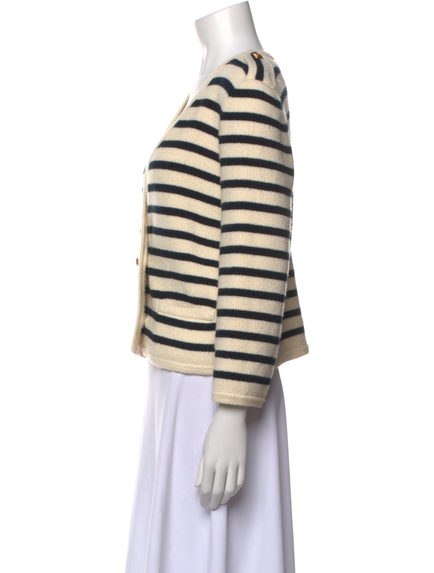 Celine Wool Striped Sweater