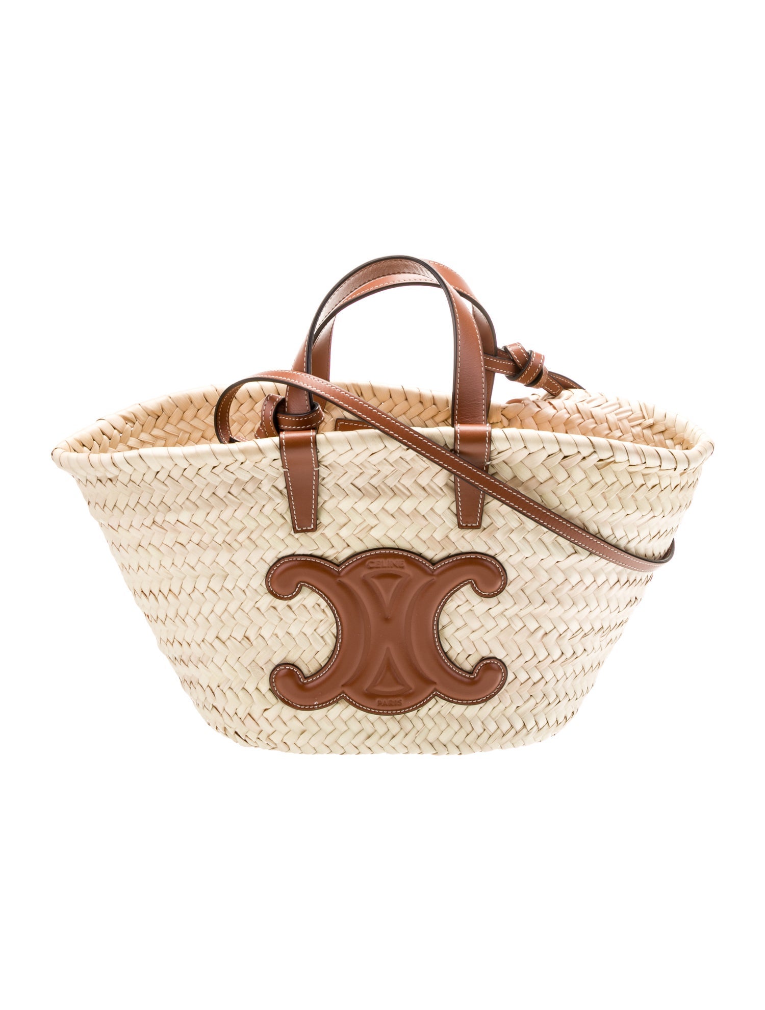 Celine Raffia Classic Panier Teen