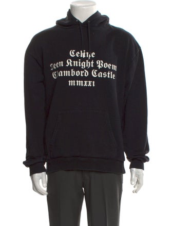 Celine Graphic Print Crew Neck Hoodie