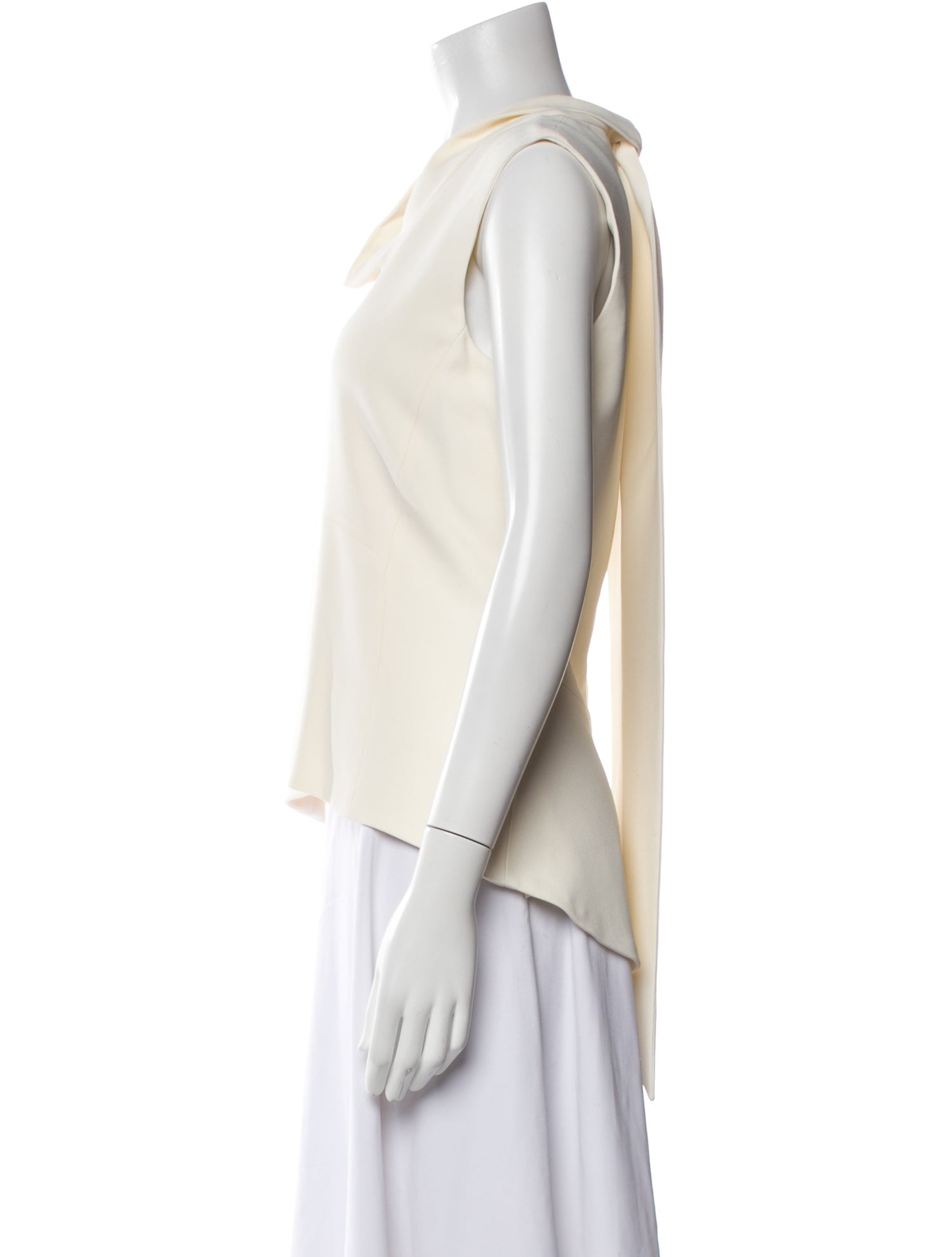 Celine Silk Cowl Neck Top