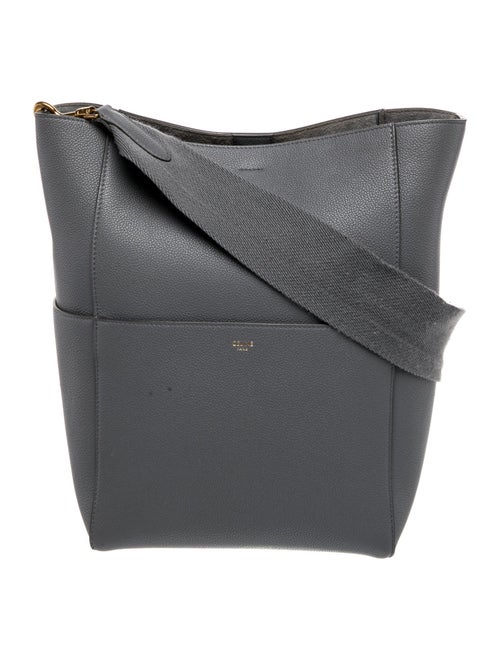 Celine Leather Seau Sangle Medium