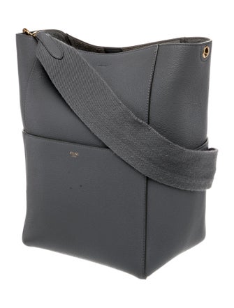 Celine Leather Seau Sangle Medium